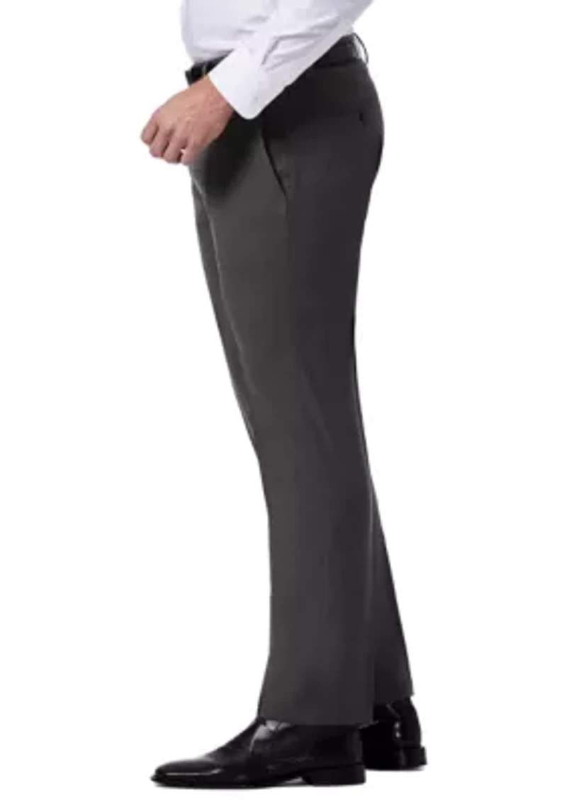 Tic Slim Fit Flat Front Flex Waistband Dress Pants