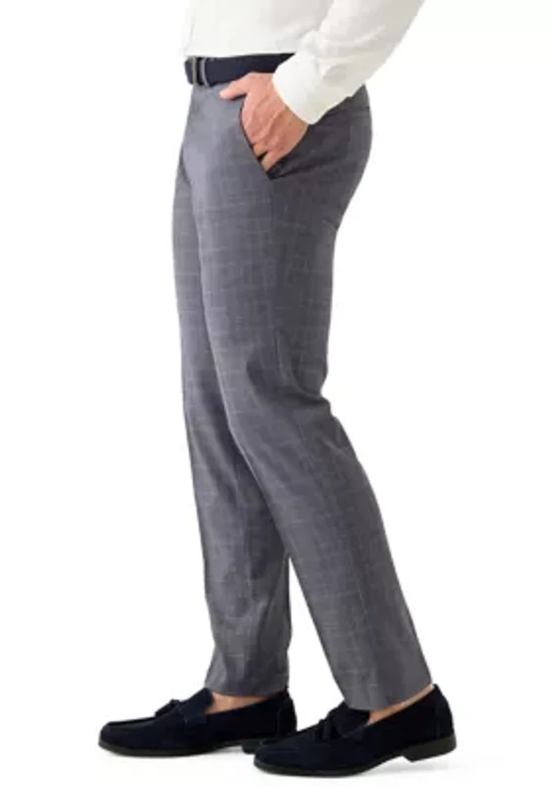 Men's Medium Prince Of Wales Modern Fit Pants