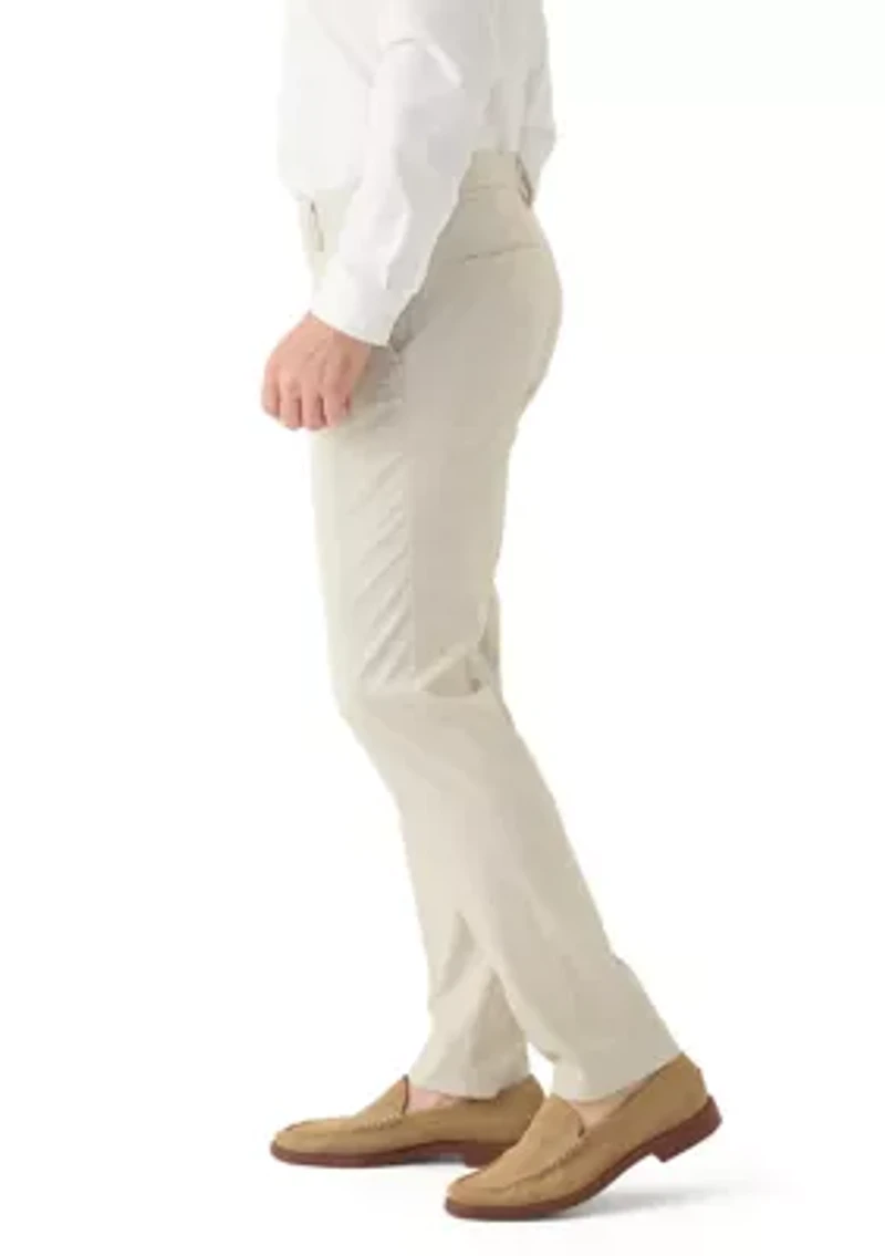Men's Slim Fit Prince of Wales Pants