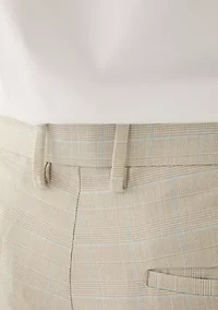 Men's Slim Fit Prince of Wales Pants