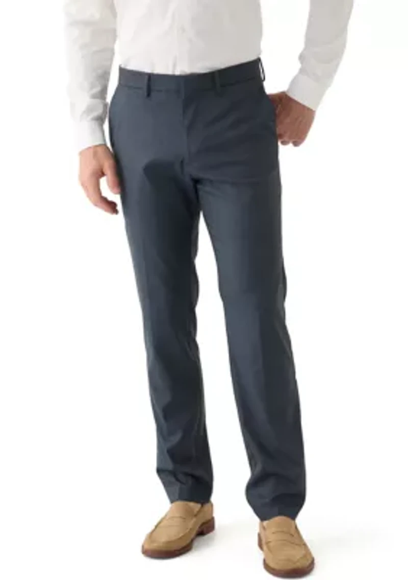 Men's Slim Fit Shark Windowpane Pants