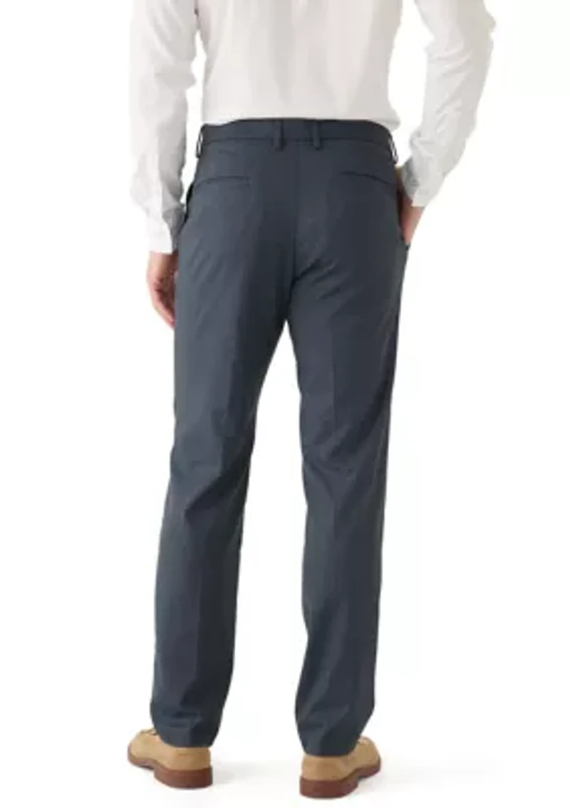 Men's Slim Fit Shark Windowpane Pants