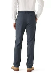 Men's Slim Fit Shark Windowpane Pants