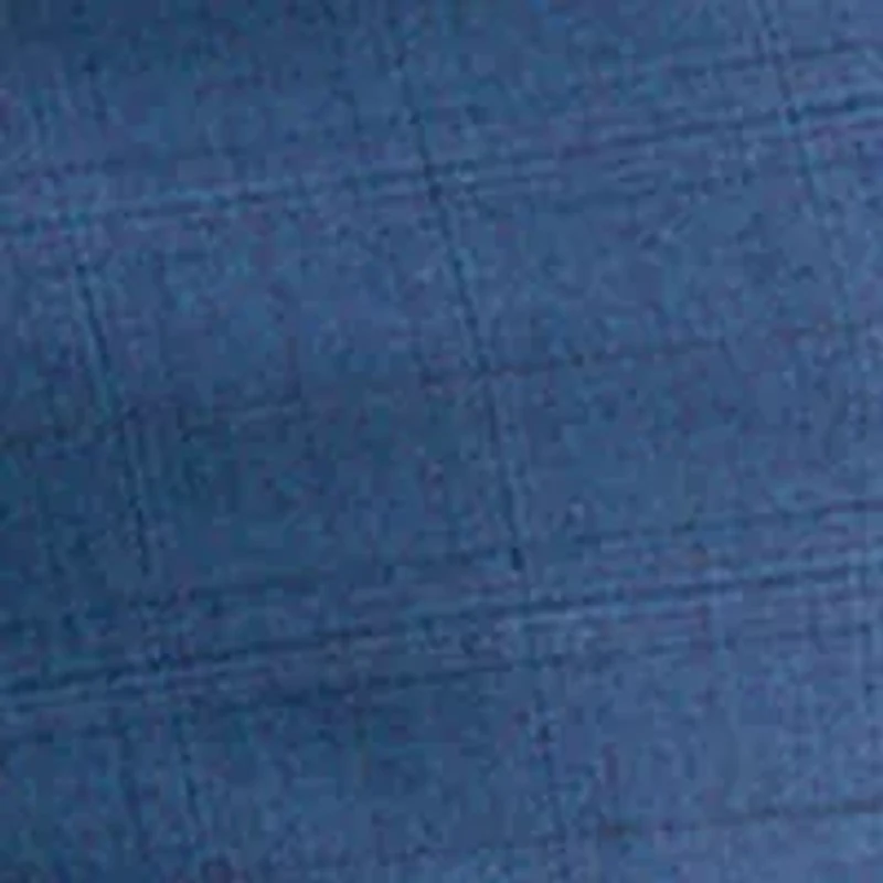 Slim Fit Sharkskin Windowpane Dress Pants