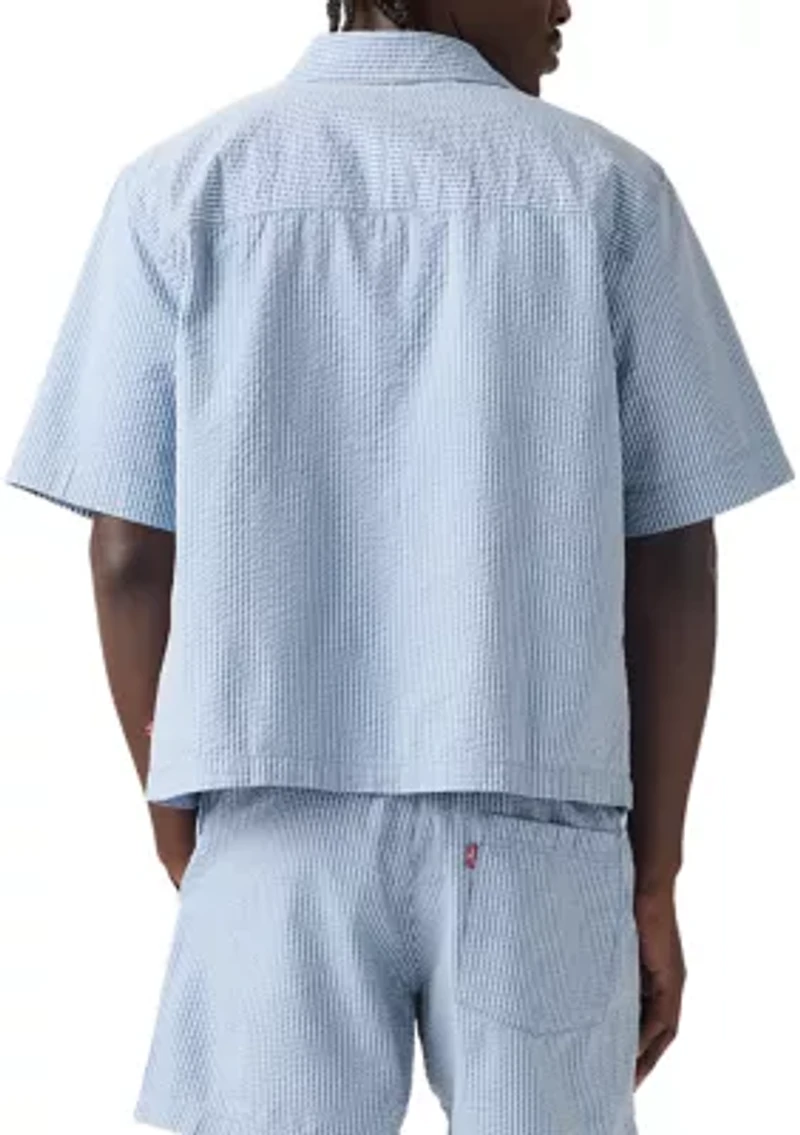 Men's Flynt Striped Boxy Shirt