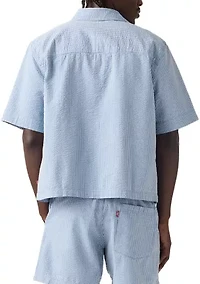 Men's Flynt Striped Boxy Shirt