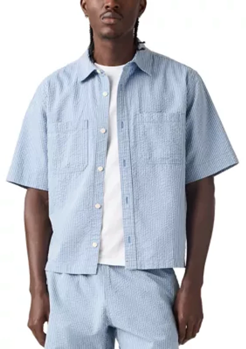 Men's Flynt Striped Boxy Shirt