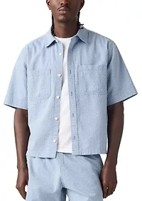 Men's Flynt Striped Boxy Shirt