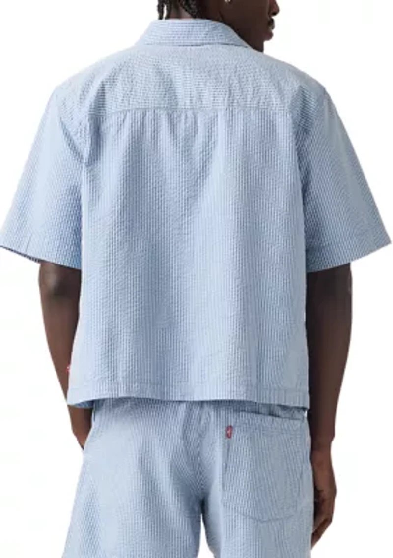 Men's Flynt Striped Boxy Shirt