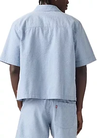 Men's Flynt Striped Boxy Shirt