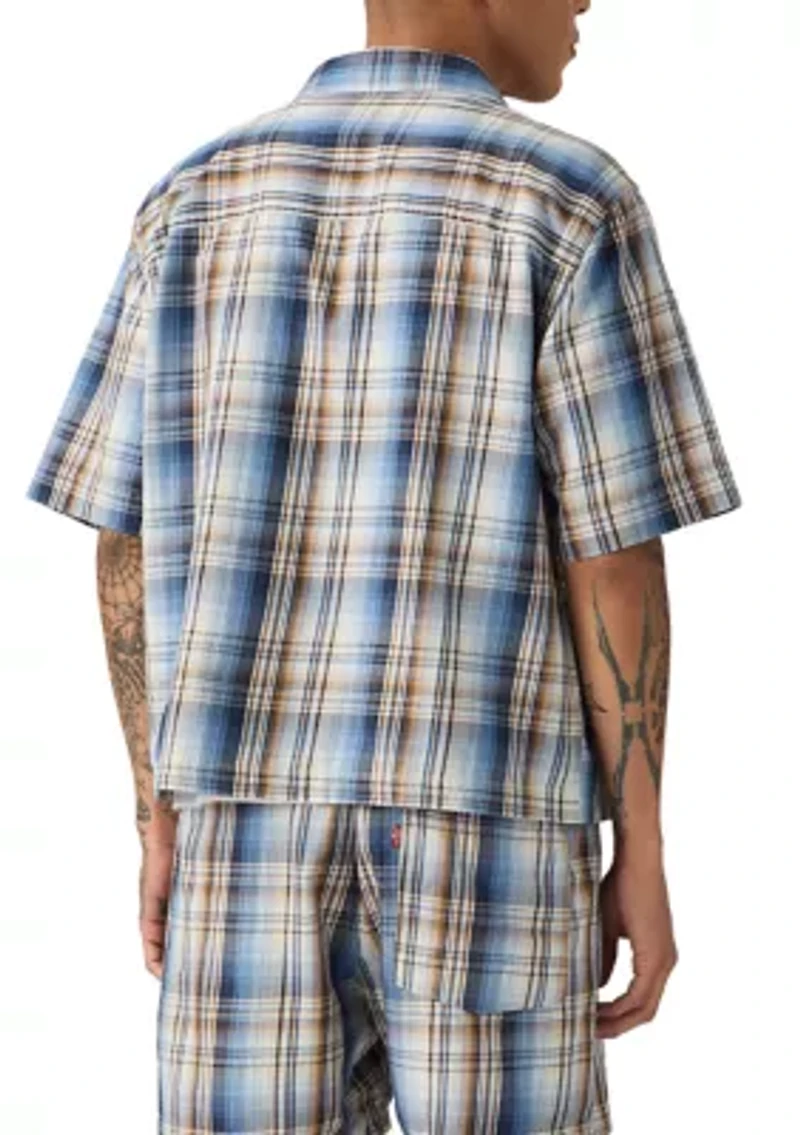 Men's Plaid Boxy Shirt