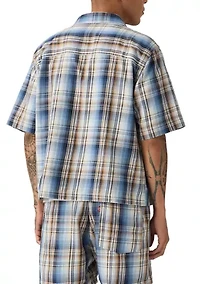 Men's Plaid Boxy Shirt