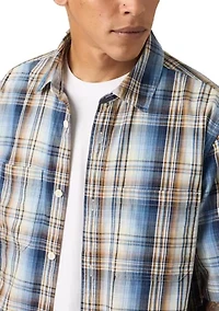 Men's Plaid Boxy Shirt