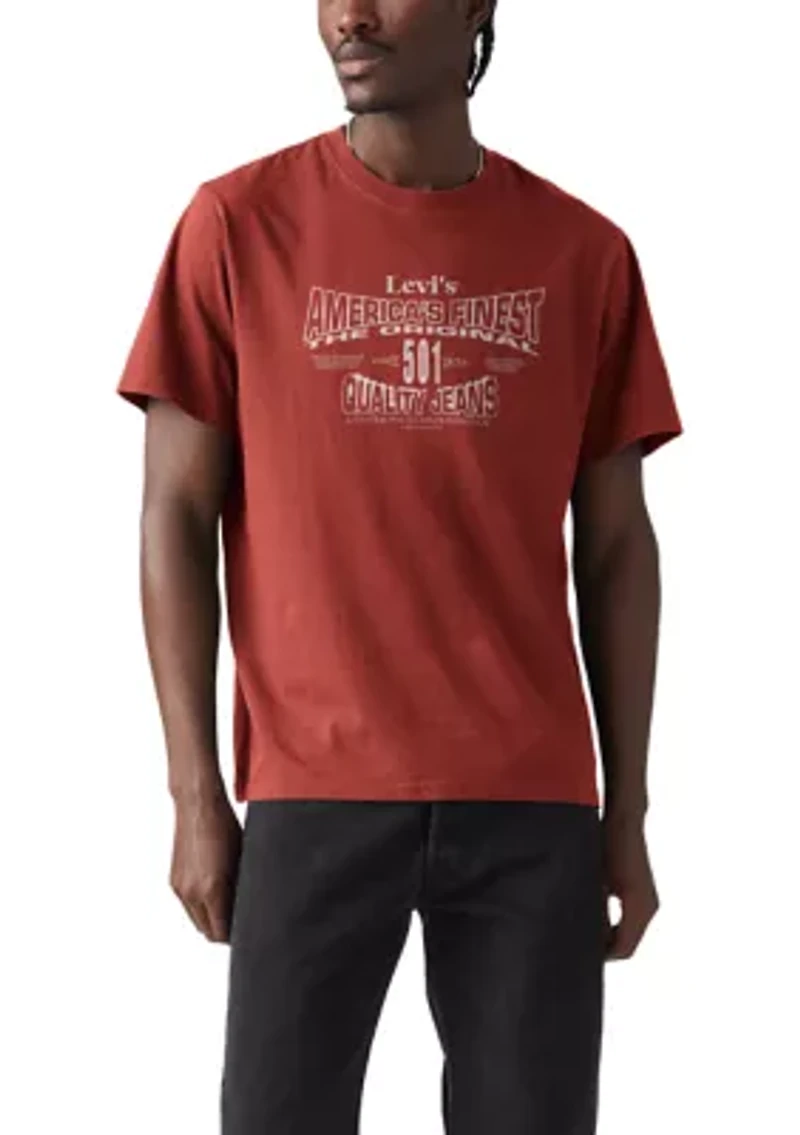 Relaxed Fit 501 Front Graphic T-Shirt