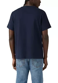 Saddleman Jeans Navy Graphic T-Shirt