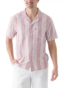 Classic Camper Stripe Button Down Shirt