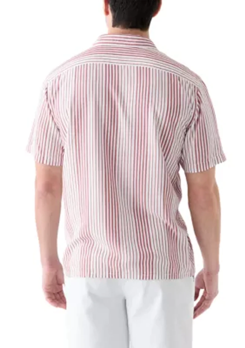 Classic Camper Stripe Button Down Shirt