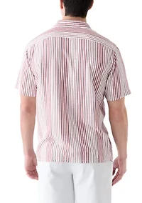 Classic Camper Stripe Button Down Shirt