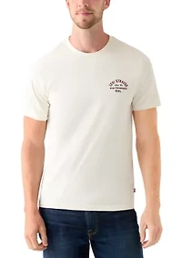 Short Sleeve Eagle Back Graphic T-Shirt