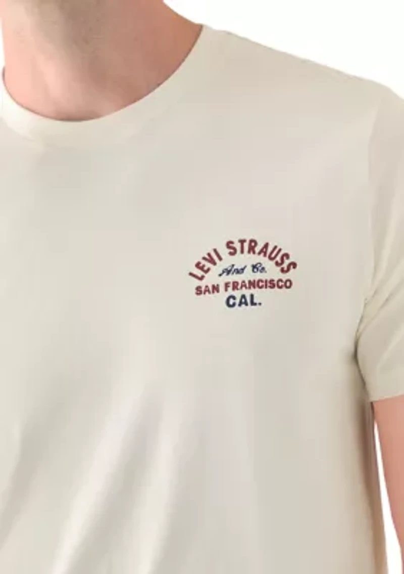 Short Sleeve Eagle Back Graphic T-Shirt