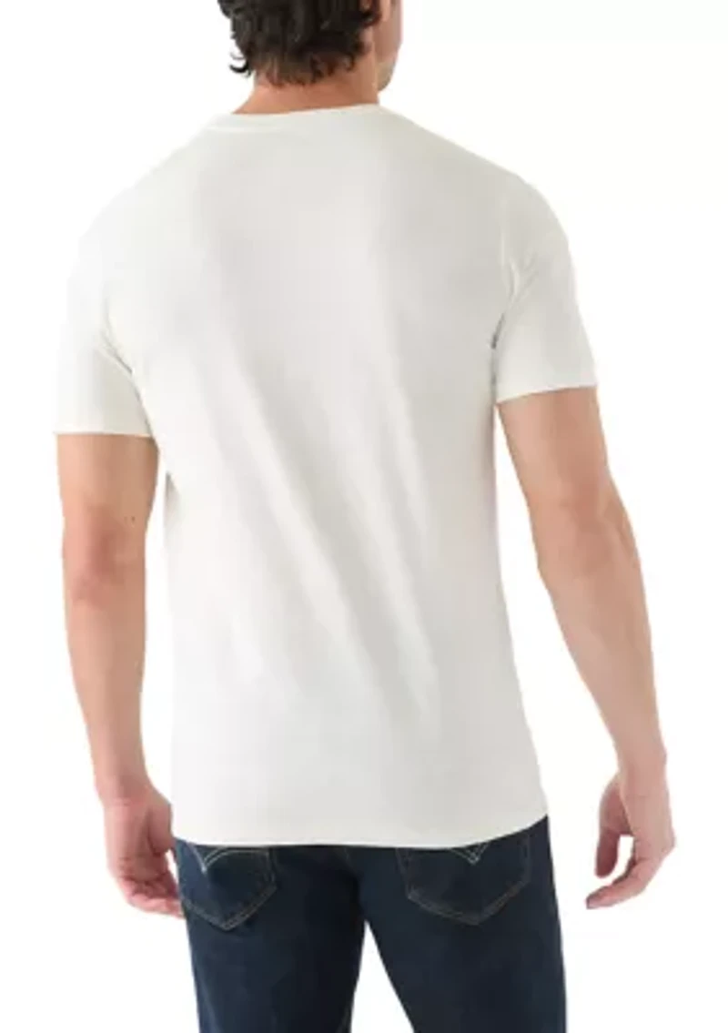 Short Sleeve Front Eagle Graphic T-Shirt