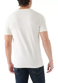 Short Sleeve Front Eagle Graphic T-Shirt