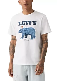 Men's Bear Logo Graphic T-Shirt