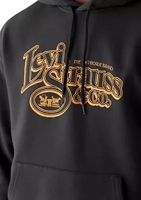 Relaxed Two Horse Graphic Hoodie