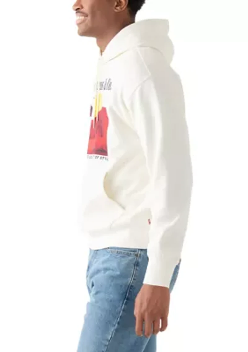 Archival Western Relaxed Graphic Hoodie