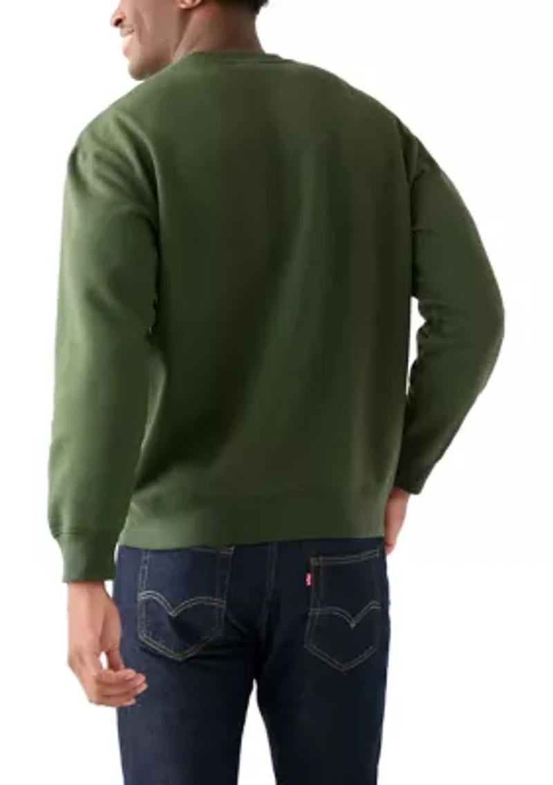 Relaxed Graphic Crew Neck Sweatshirt