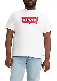 Big & Tall Short Sleeve Batwing Logo Graphic T-Shirt