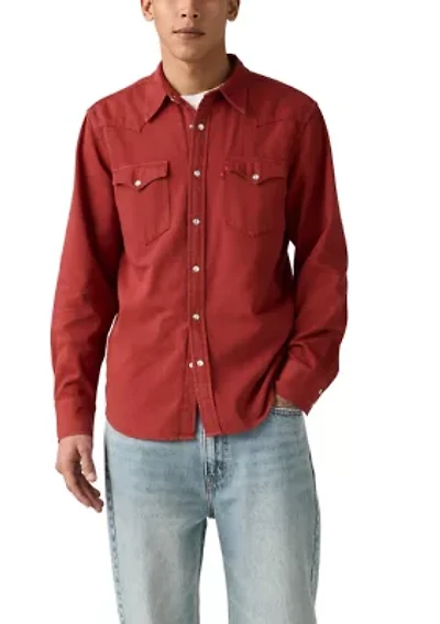 Long Sleeve Classic Western Denim Shirt