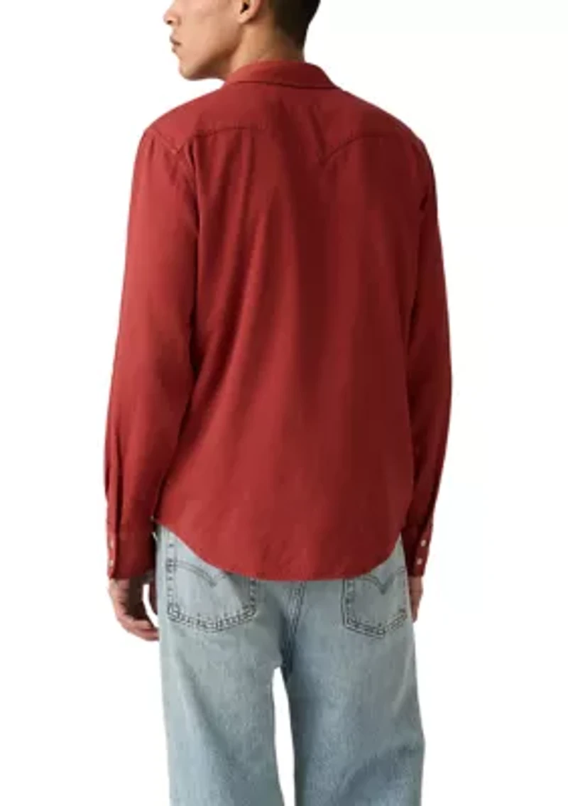 Long Sleeve Classic Western Denim Shirt