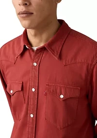 Long Sleeve Classic Western Denim Shirt