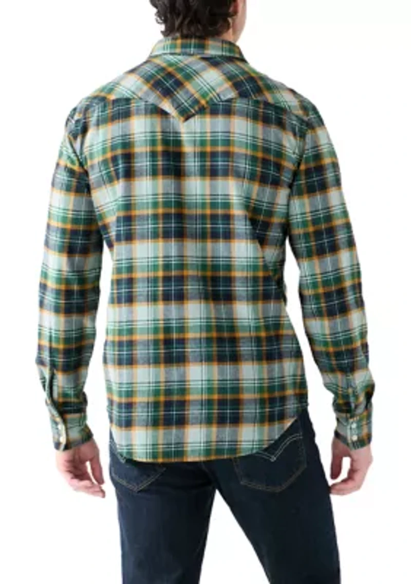 Classic Western Plaid Shirt