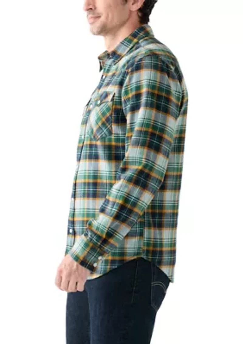 Classic Western Plaid Shirt