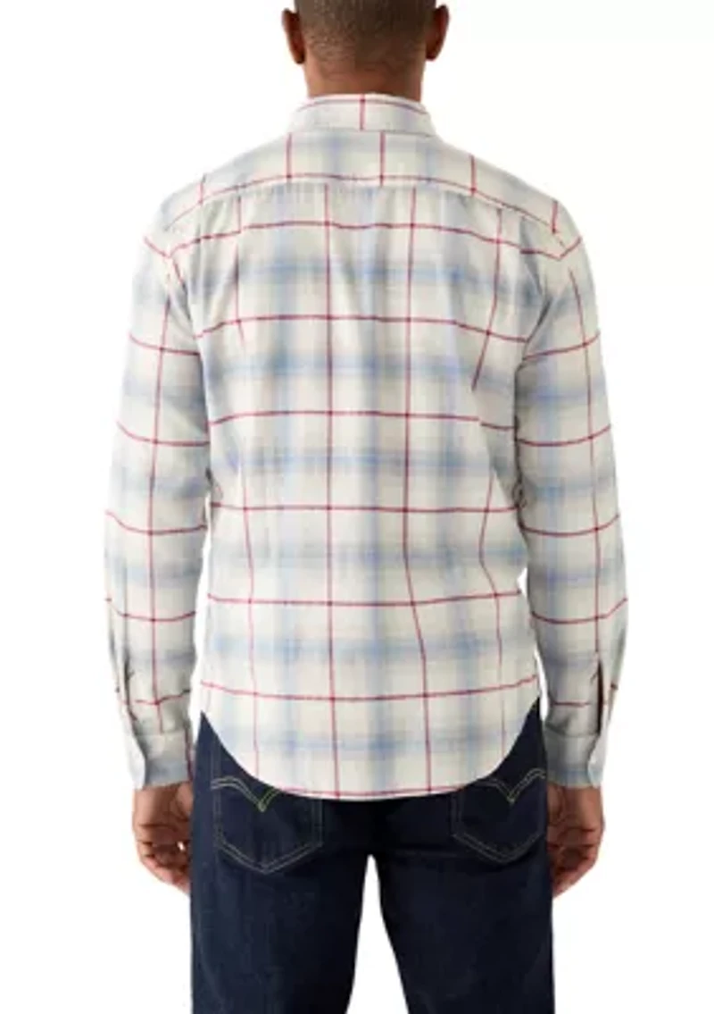 Men's Long Sleeve Classic Plaid Flannel