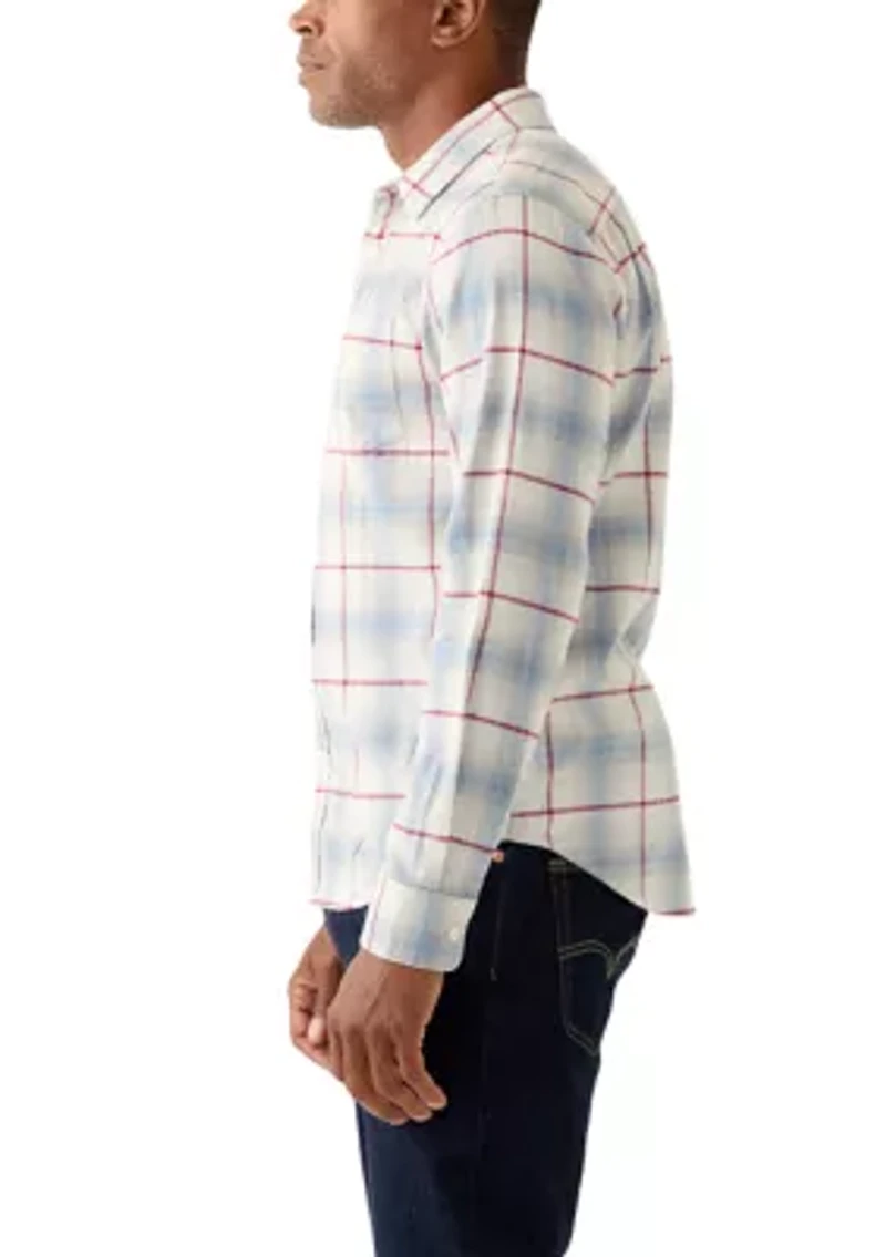 Men's Long Sleeve Classic Plaid Flannel