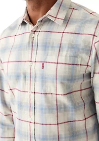 Men's Long Sleeve Classic Plaid Flannel