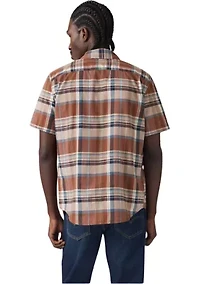 Short Sleeve One Pocket Button Up Shirt