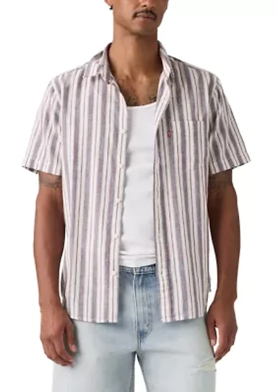 Men's Glizzn N The Sun Striped Shirt