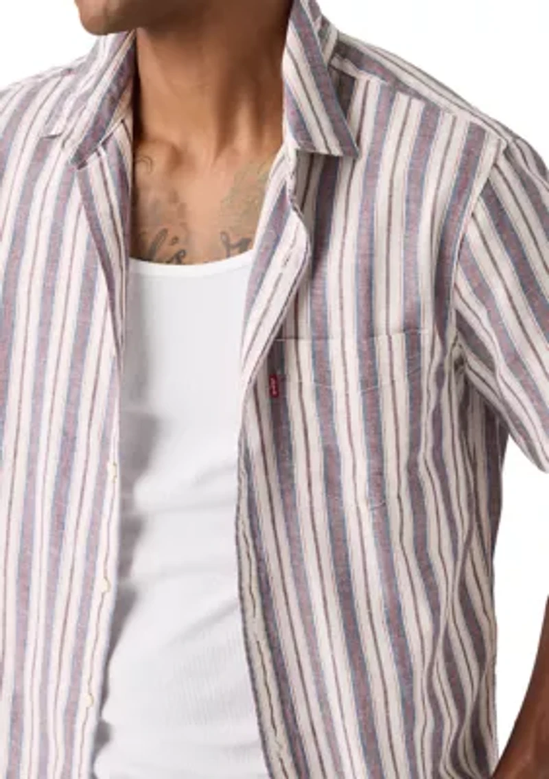 Men's Glizzn N The Sun Striped Shirt