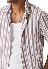Men's Glizzn N The Sun Striped Shirt