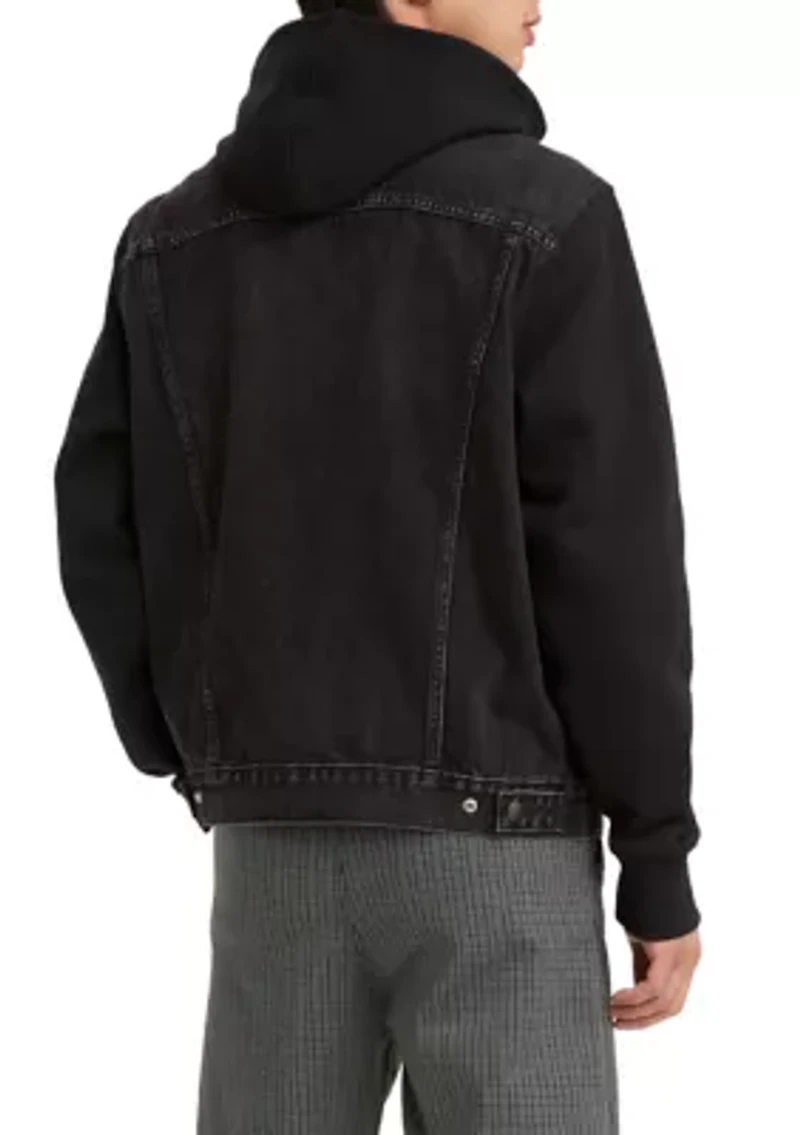 Hybrid Hoodie V Trucker Jacket