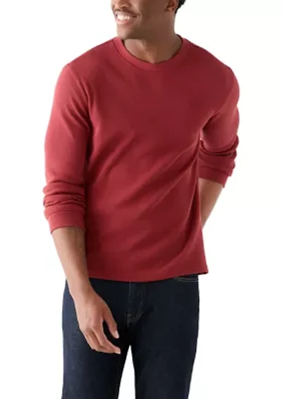 Solid Crew Neck Thermal Shirt