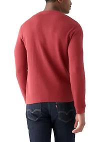 Solid Crew Neck Thermal Shirt
