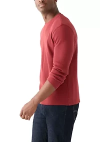Solid Crew Neck Thermal Shirt