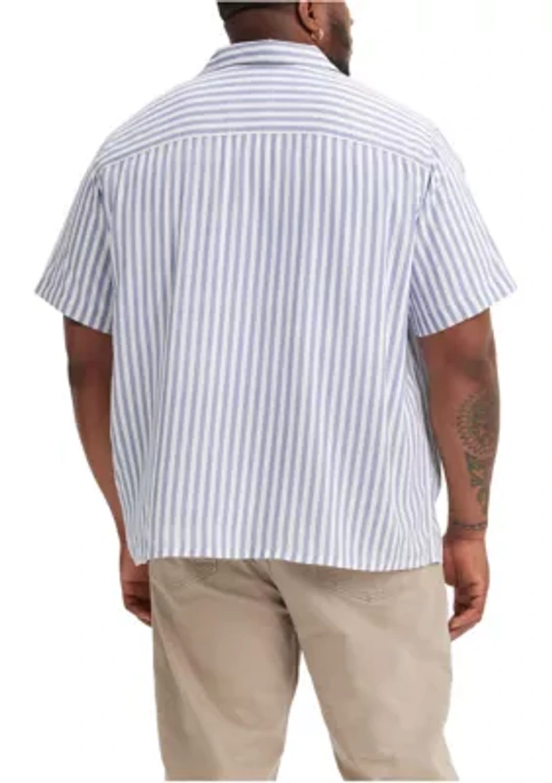 Big & Tall Slya Stripe Coastal Shirt