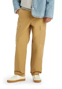 British Khaki Straight Cargo Pants