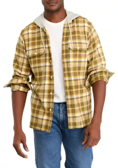 Hooded Classic Worker Shirt